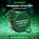 Conderman of a large fraction, green food sparkles, 10 g