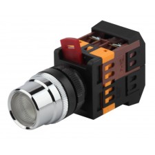 BBT10-BLF-K01E ABLF-22 Era button D22mm Neon 240V 1Z+1R