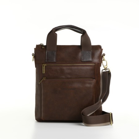 Male bag, igermann, brown color-1