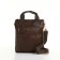 Male bag, igermann, brown color