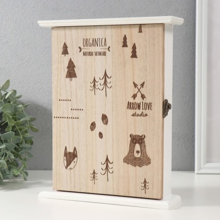 Klyuchnitsa tree 5 hooks "Forest animals" 6x20x25.8 cm-2
