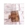 Bironi switch, 1 key, passing, plastic, retro, pine color