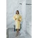 Frequency bathrobe, size 50, yellow color