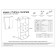Cabinet hinged for the bathroom "PSh 40", 80 x 40 x 23.6 cm