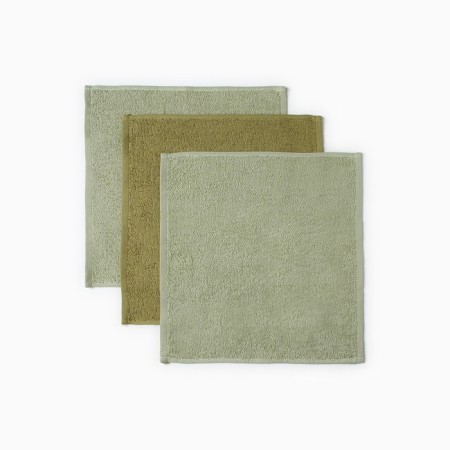 Set of terry towels and I "Green" 30x30 cm - 3 pcs, 100% HL, 340 g/m2-1