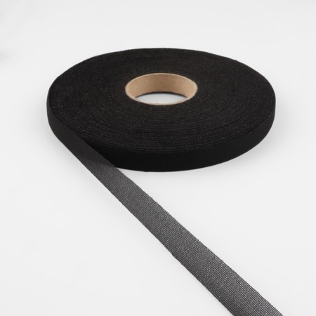 The adhesive tape is filament in shared, 46 g/sq.m, 15 mm × 100 m, black color-1