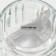 Glass Bank for bulk products with a ceramic lid of the bunny in gold, 230 ml