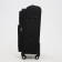 Small suitcase 24 "on lightning, code castle, with extension, black color