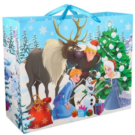Laminated horizontal package, 49 x 40 x 19 cm "Happy New Year!", Cold heart-1