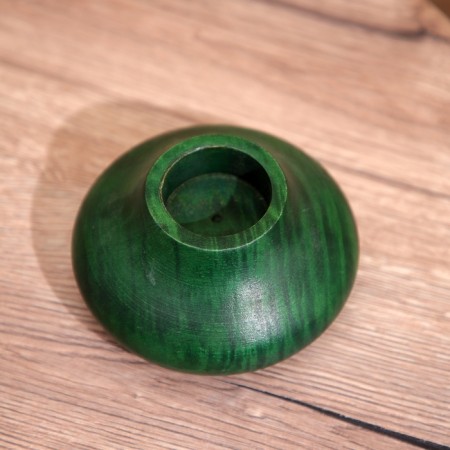 Wooden candleberry 11x11x5 cm-3