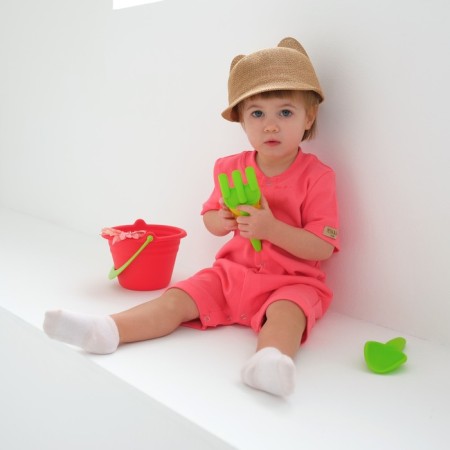 Sandwheel children's minku, coral color, height 62-68 cm-2