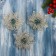 Christmas tree decoration "openwork flower" (set 3 pcs) 10.5 cm, silver