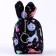 Keychain "backpack Zayka", 10 cm, black color