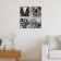 Nast -wall decor, a panel for an interior of wood "leaves", 4 modules 31 x 31 cm