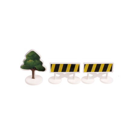 Parking children's “Fire patrol”, plane, 6 cars, light, sound, smoke-9
