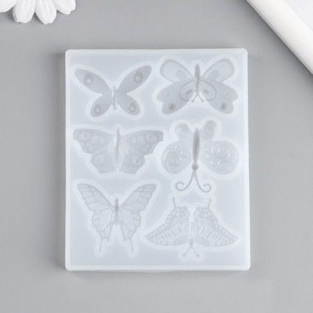 Mold Silicon "Butterflies" 6 items 9x10.8x0.8 cm