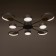 Causteen with PDU 2301/8GR LED 160W 3000-6000k gray 93x93x8 cm Bayerlux