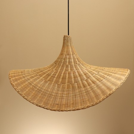 Ceiling Lamp from Rotan "Kuin" 1x120W, E27, 80x60 cm-3