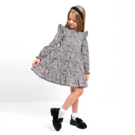 Baby Dress KAFTAN "Leopard", size 32 (110-116cm)-4