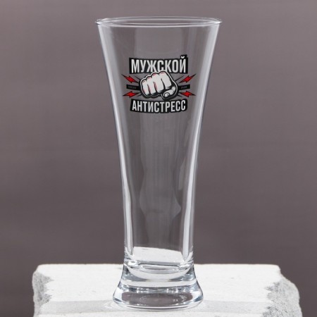 Beer glass "Male Antistress", 320 ml-1