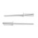 Rolls of the tundra krep, exhaust, aluminum-old, 3.2x12 mm, unpainted, 1000 pcs