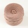Knitted yarn set No. 11, 3x30 m, width 7-9 mm, 100 g (mango, dark hacks, dark beige)