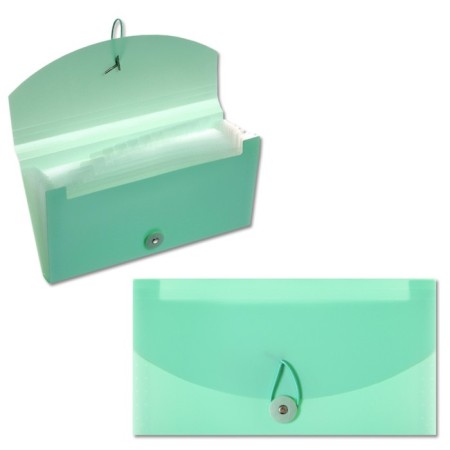 A65 elastic band, 12 departments, green pastel