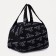 Road bag with a zipper, a suitcase holder, black color