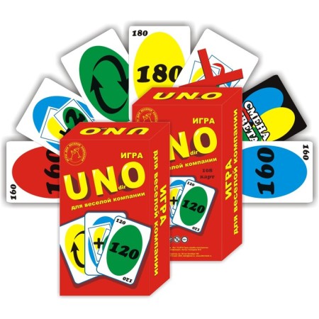 Card game for the fun company "Undiro" VIP, 108 cards, card 5 x 8.5 cm-4