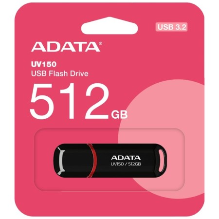 A-DATA 512GB AUV150 AUV150-512G-RBK USB3.0 Black-1