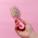 Comb - mini massage, 5.5 × 14 cm, the color is gentle - pink