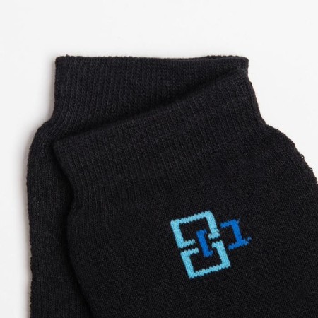 Noski children's terry, black color, size 18-1