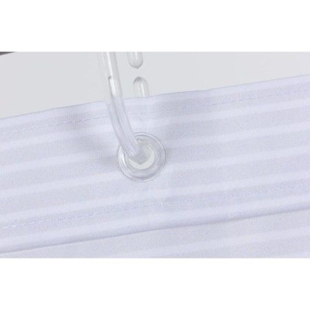 Verga bathroom curtains, 180 x 200 cm, white color-5