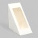 Packaging for sandwiches, white 17*12*12*6.5 cm