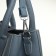 Women's bag with zipper, Textura, average size, blue color