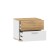 Santi's shoes, 550x400x476, white/oak craft golden