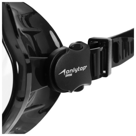 ONLYTOP diving mask with a camera mount, black color-5