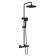 The shower system Vincea Desire VSFS-1D0TMB, thermostat, tropical shower, shower, black 10013