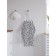 Apron of a kitchen with a photo print "Dangerous incident", adjustable, size OS