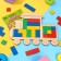 Mosaic puzzle "Funny steam locomotive", 32 details
