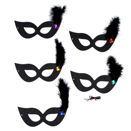 Carnival mask "Stranger" with a pen Mix-1