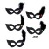 Carnival mask "Stranger" with a pen Mix