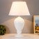 BATRISE table lamp E27 40W white 32x32x52 cm Risalux