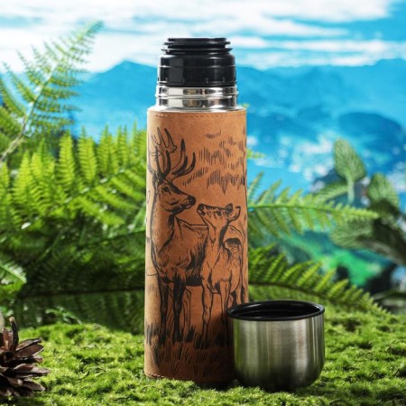 Set "Russian Hunt", thermos 500 ml, mug 2 pcs-4