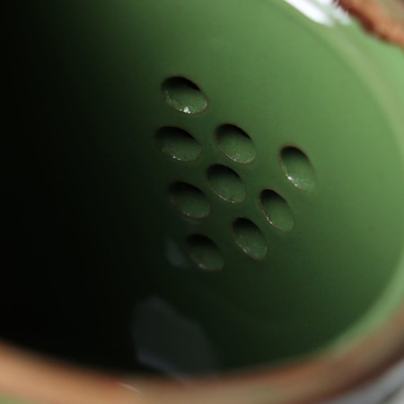 Porcelain teapot Punto Verde, 500 ml, h = 14.5 cm-3