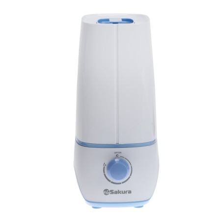 Air humidifier Sakura SA-0609WBL, ultrasound, 18 W, 2 l, up to 18 m2, white and white