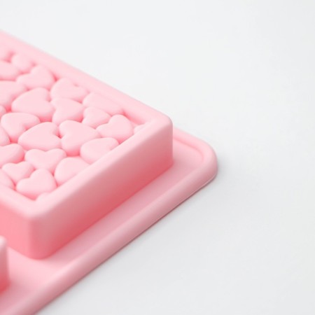 Chocolate chocolate form "Chocolate Assorted", silicone, 26.5 × 16.8 × 0.7 cm, 12 cells, pink color-3