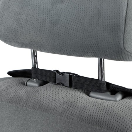 Nabbage on the front seat, velor, size 35 x 130 cm, black-3