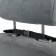 Nabbage on the front seat, velor, size 35 x 130 cm, black