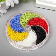A set of beads for needlework 
